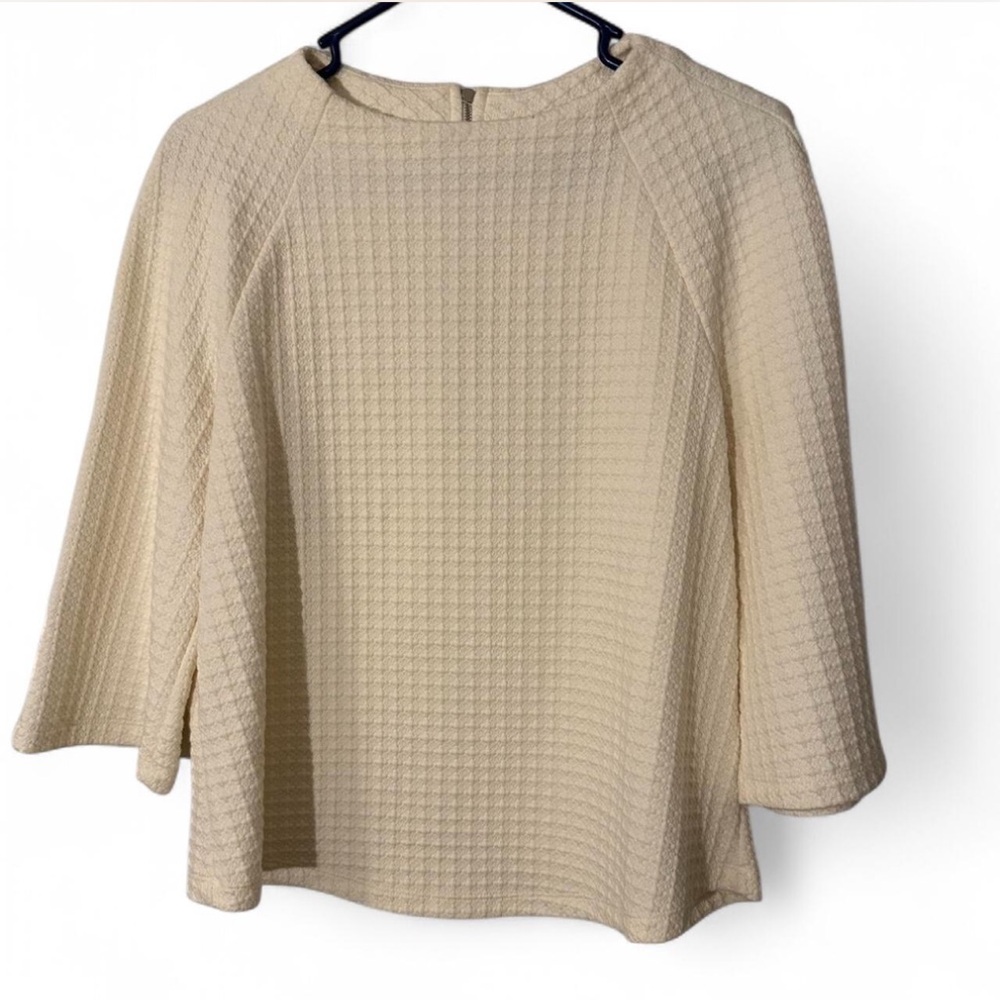 W5 Cream Textured Medium Women's‎ Blouse